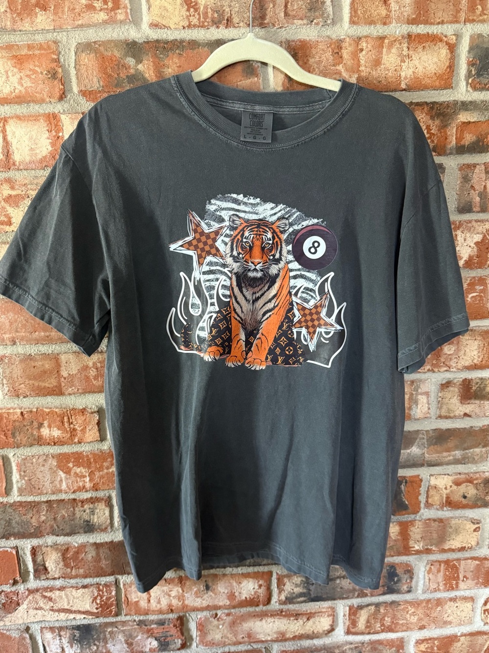 Comfort Colors Tee with Boujee Tiger Graphic